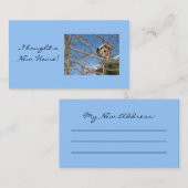 Neue Adressen-Karte Visitenkarte (Vorne/Hinten)