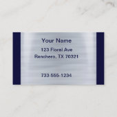 Neue Adressen-Karten Visitenkarte (Rückseite)