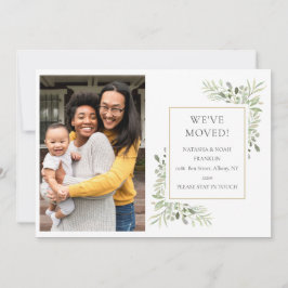 Neue Adressenänderung, die wir übertragen haben Fo Ankündigung