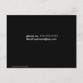 Neue Adressenpostkarte Ankündigungspostkarte (Rückseite)