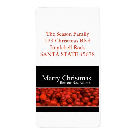 Neue Adressenrote Ornamente (Vorne)