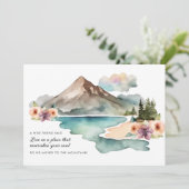 Neue Adressenwasserberge bewegen Ankündigung (Stehend Vorderseite)