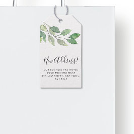 Neue Adressfarbe Geschenkanhänger