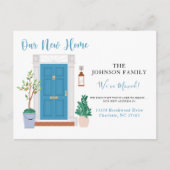 Neue Adressfarbe Wir haben die Ankündigung verscho Postkarte (Vorderseite)