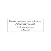 Neue Adressfirma Permastempel (Design)
