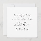 Neue Adressflatkarte (Rückseite)