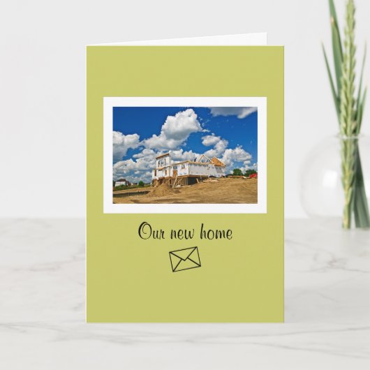 Neue Adresskarte Ankündigung (Vorderseite)