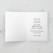 Neue Adresskarte Ankündigung (Innenseite)