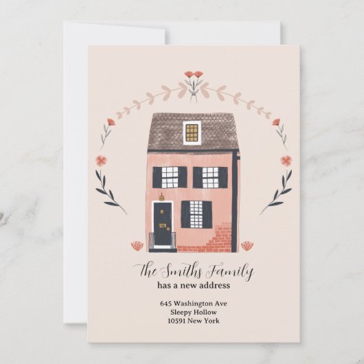 Neue Adresskarte Feiertagskarte (Vorderseite)