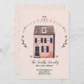 Neue Adresskarte Feiertagskarte (Vorne/Hinten)