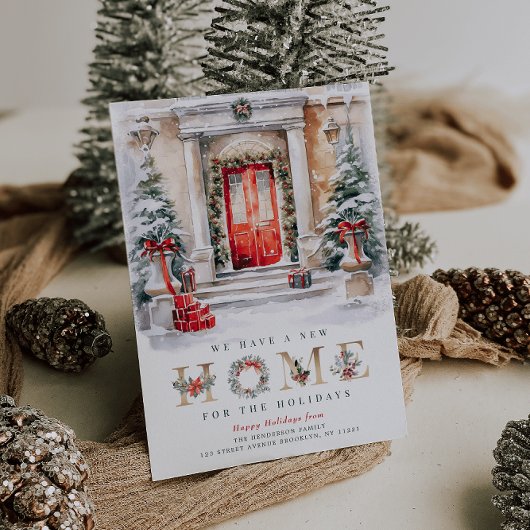 Neue Adresskarte Feiertagskarte