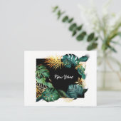 Neue Adresskarte verschieben Feiertagspostkarte (Stehend Vorderseite)