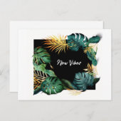 Neue Adresskarte verschieben Feiertagspostkarte (Vorne/Hinten)