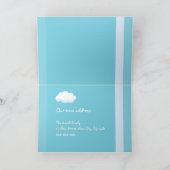 Neue Adressmeldungskarte Ankündigung (Innenseite)