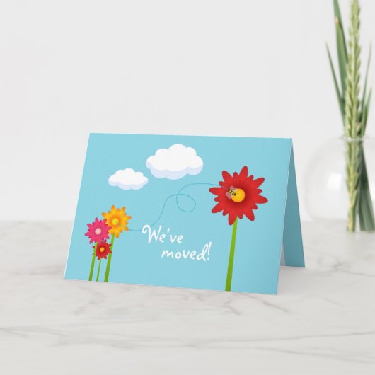 Neue Adressmeldungskarte Ankündigung (Vorderseite)