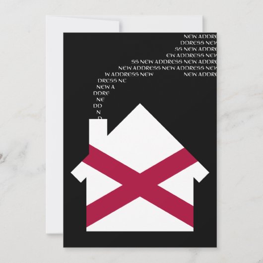 neue Alabama-Adresse Ankündigung (Vorderseite)