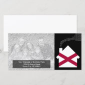 neue Alabama-Adresse Ankündigung (Vorne/Hinten)