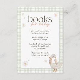 Neue Alberne Goose Books für die Kinderkarte Begleitkarte