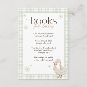 Neue Alberne Goose Books für die Kinderkarte Begleitkarte