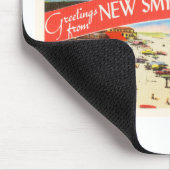 Neue alte Reise-Andenken Smyrna Strand-Floridas FL Mousepad (Ecke)