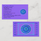 Neue Alters-Yoga-Visitenkarte Visitenkarte (Vorne/Hinten)