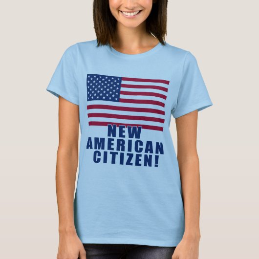 Neue amerikanische Bürger-Geschenke und T-Shirts (Vorderseite)
