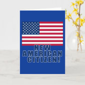 Neue amerikanische Bürger Geschenke und Tshirts Karte (Gelbe Blume)