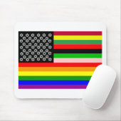 Neue amerikanische Flagge Mousepad (Mit Mouse)