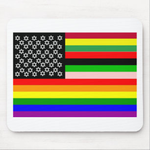 Neue amerikanische Flagge Mousepad