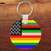Neue amerikanische Flagge Schlüsselanhänger (Vorderseite)