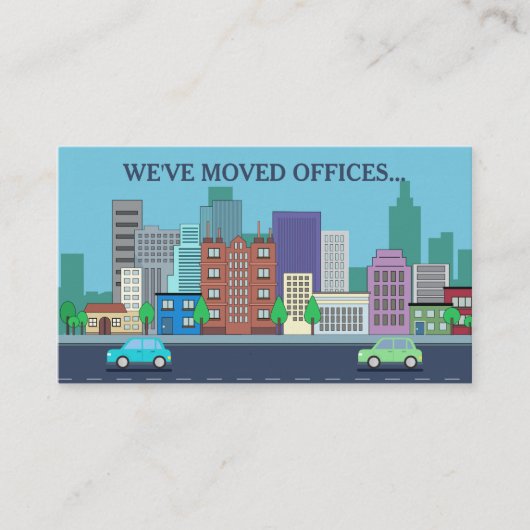 Neue Änderung der Adresse in der Geschäftsstelle Begleitkarte (Vorderseite)