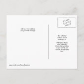 Neue Änderung der Postkarte (Rückseite)