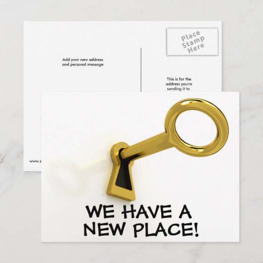 Neue Änderung der Postkarte (Vorne/Hinten)