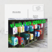 Neue Änderung der Postkarte (Vorne/Hinten)