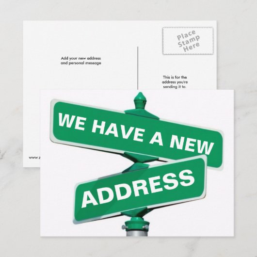 Neue Änderung der Postkarte (Vorne/Hinten)