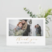 NEUE ANFÄNGE DANKEN YOU-GOLD DANKESKARTE (Stehend Vorderseite)