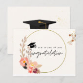 Neue Anfänge, endlose Möglichkeiten Einladungspostkarte (Vorne/Hinten)