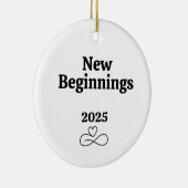 Neue Anfänge, Geschenke für ihren Urlaub Weihnacht Keramik Ornament (Rechts)