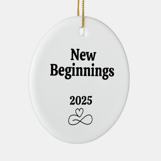Neue Anfänge, Geschenke für ihren Urlaub Weihnacht Keramik Ornament (Rechts)