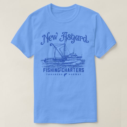 Neue Angelcharten T-Shirt (Design vorne)