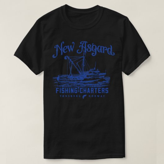 Neue Angelcharten T-Shirt (Design vorne)
