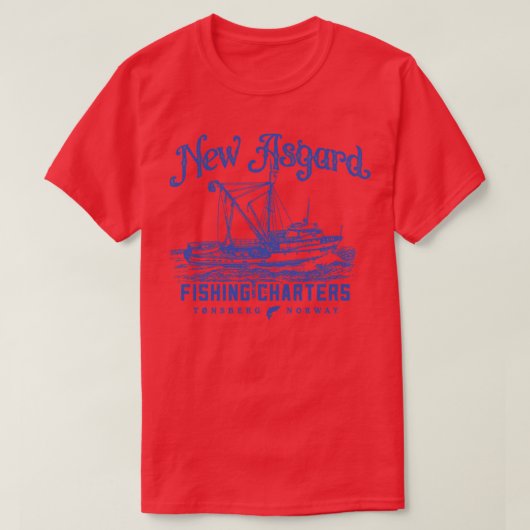 Neue Angelcharten T-Shirt (Design vorne)