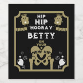 Neue Angesagte Ersatzlösung wird gut Weinetikett (Einzelnes Label)