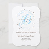 Neue Ankündigung Mit Monogramm (Vorderseite)