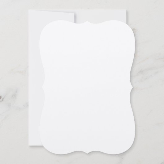 Neue Ankündigung Mit Monogramm (Rückseite)