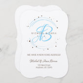 Neue Ankündigung Mit Monogramm (Vorne/Hinten)