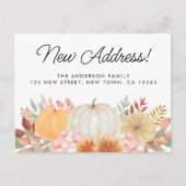 Neue Ankündigung über die Adressenverschiebung Pos (Vorderseite)