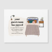 Neue Ankündigung zur Adressenverschiebung (Vorderseite)