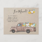 Neue Ankündigung zur Adressverschiebung Autumn Pum (Vorderseite)