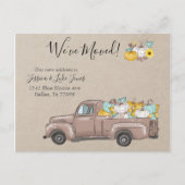 Neue Ankündigung zur Adressverschiebung Autumn Pum (Vorderseite)